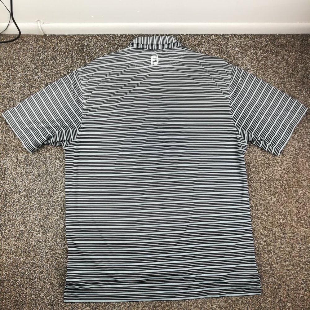 Kiawah Island Ocean Course Polo Shirt FootJoy Performance Striped Mens XL - Picture 6 of 11